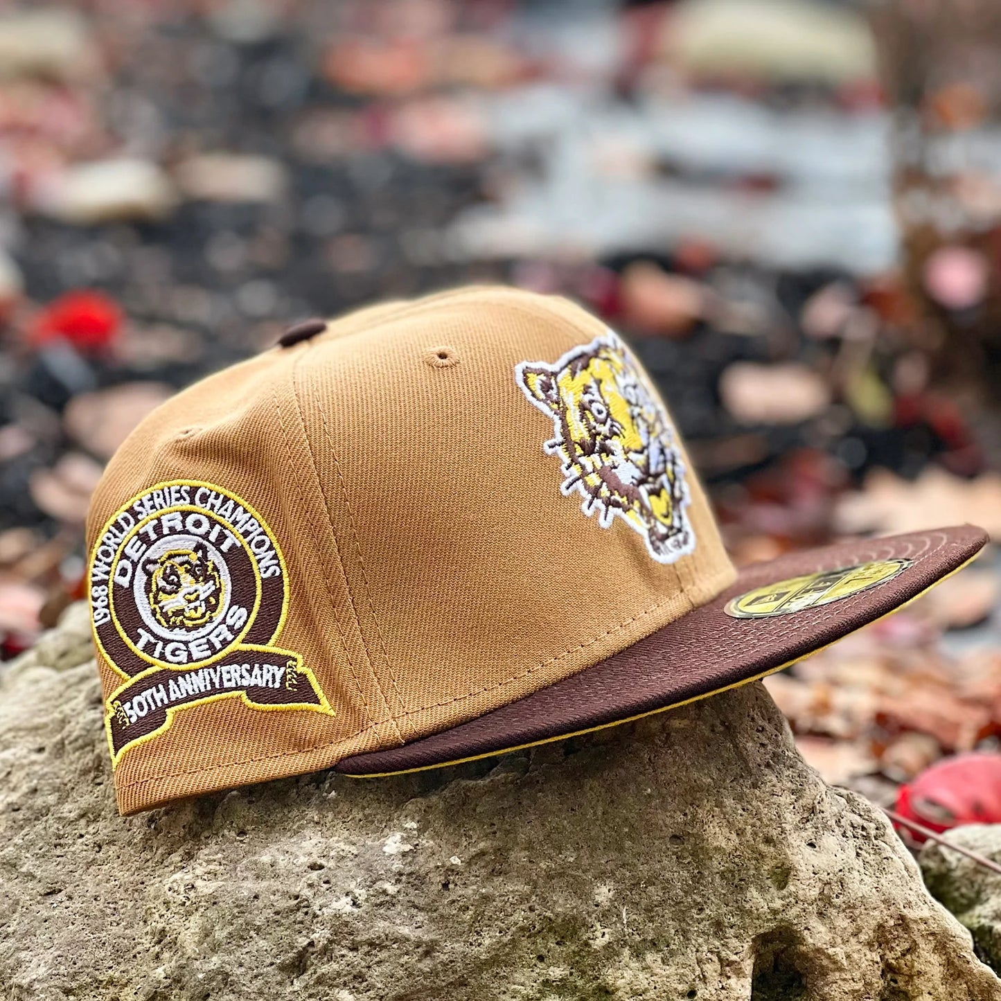 NEW ERA 59FIFTY DETROIT TIGERS 50TH ANNIVERSARY PATCH FITTED HAT