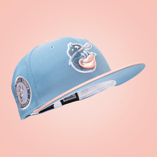 toronto blue jays cotton candy fitted hat