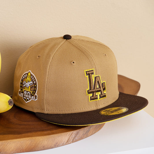 NEW ERA 59FIFTY LOS ANGELES DODGERS 60TH ANNIVERSARY PATCH FITTED HAT