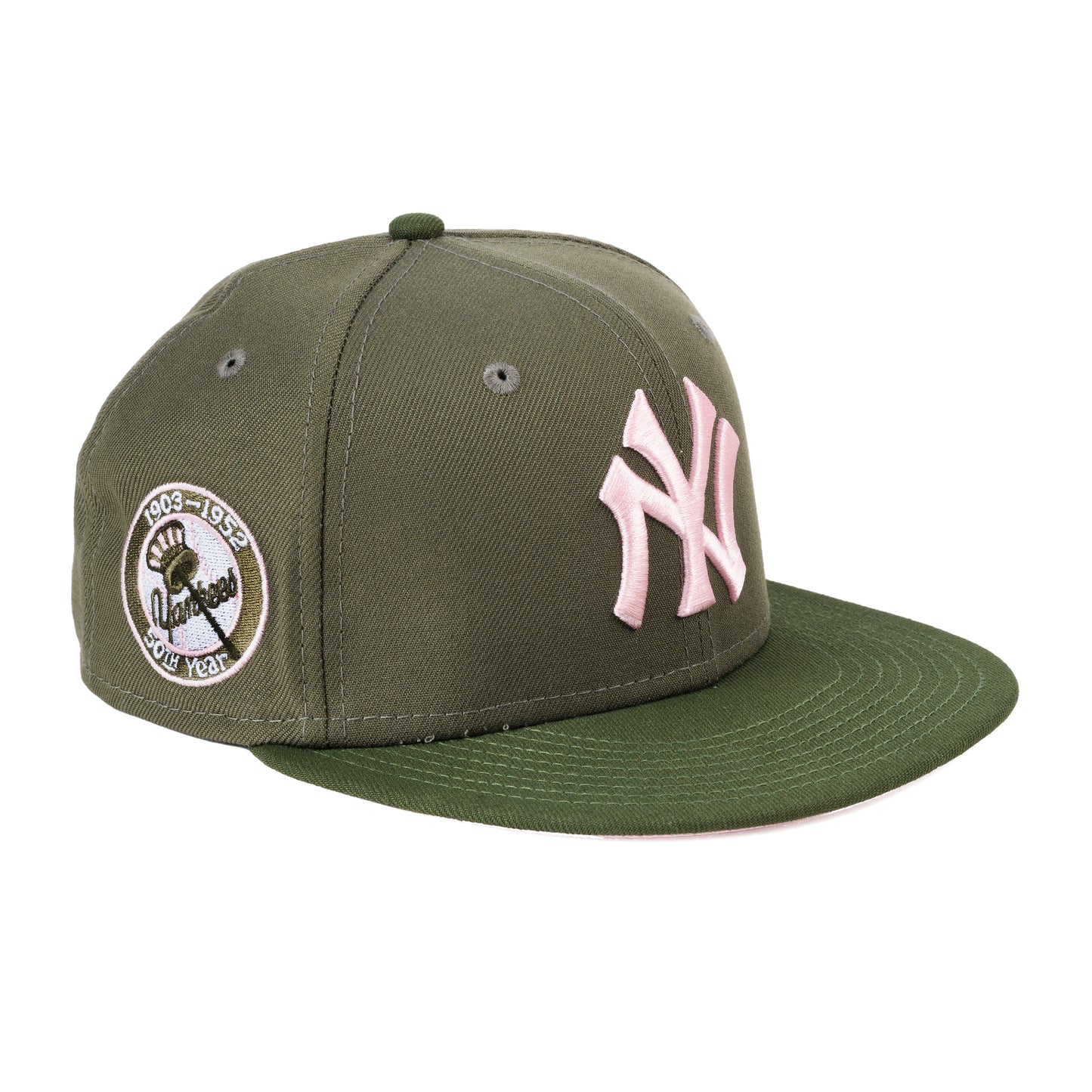 NEW YORK YANKEES "PINK OLIVE PACK" NEW ERA 59FIFTY HAT