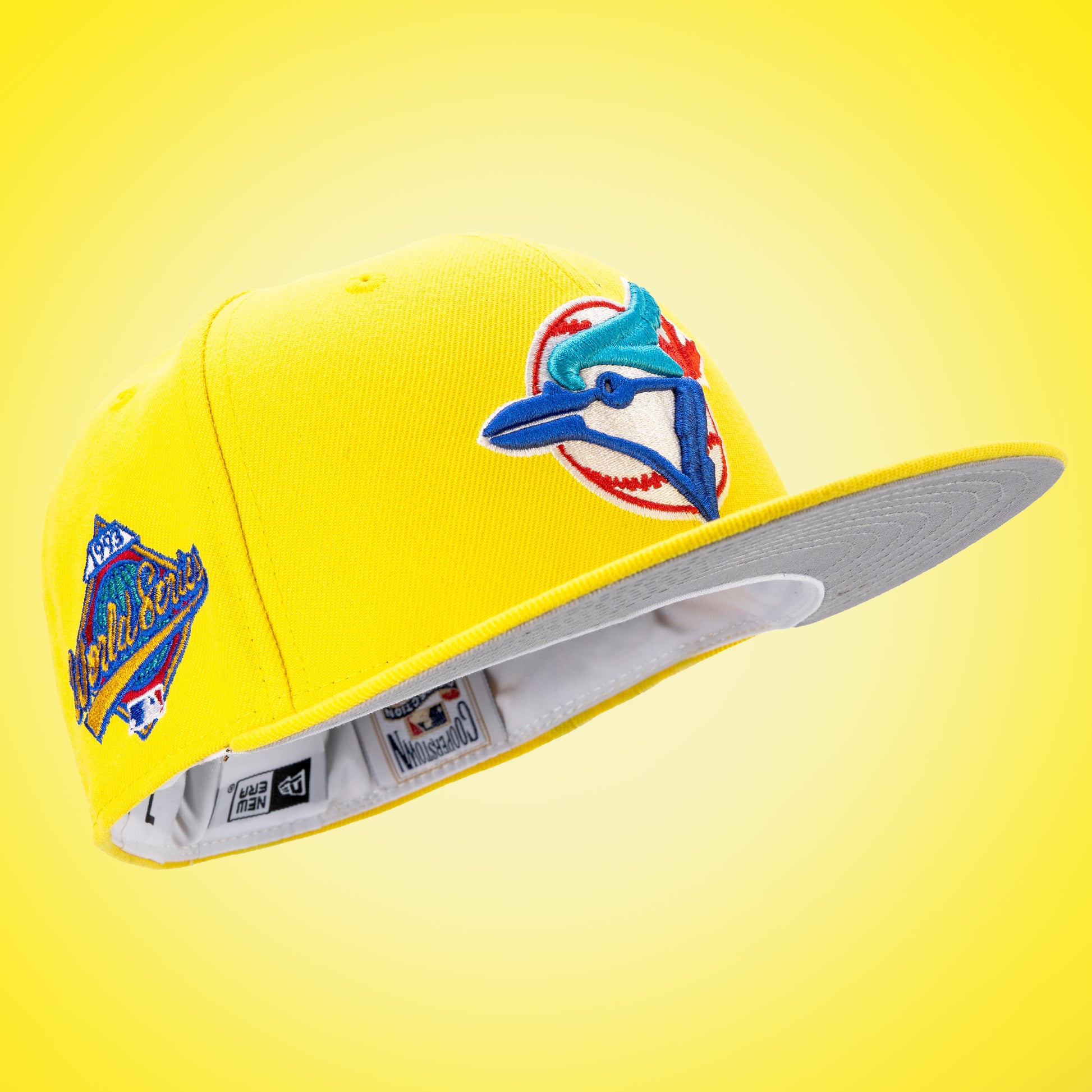 TORONTO BLUE JAYS OFFICIAL YELLOW NEW ERA 59FIFTY HAT