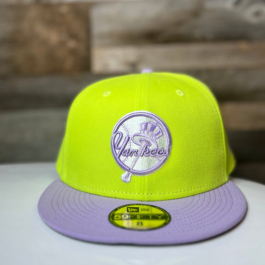 NEW YORK YANKEES "NEON / JASMINE" NEW ERA 59FIFTY HAT